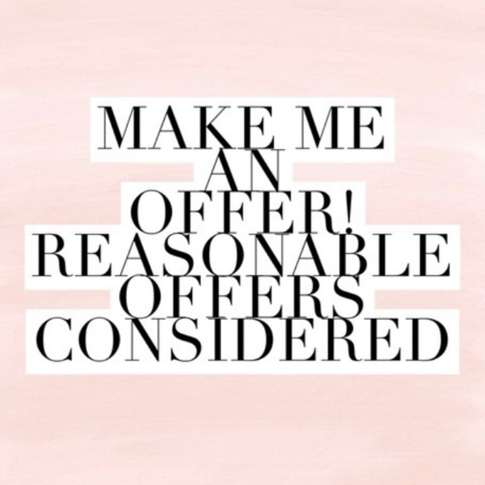 Accept reasonable offers